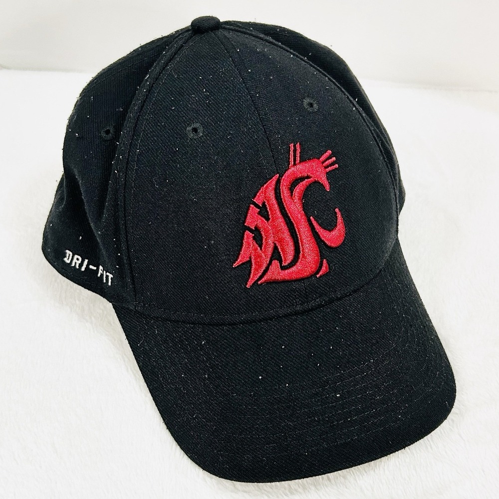 Washington State Cougars Nike Legacy91 Dri-Fit Hat Cap Stretch Flex One Size